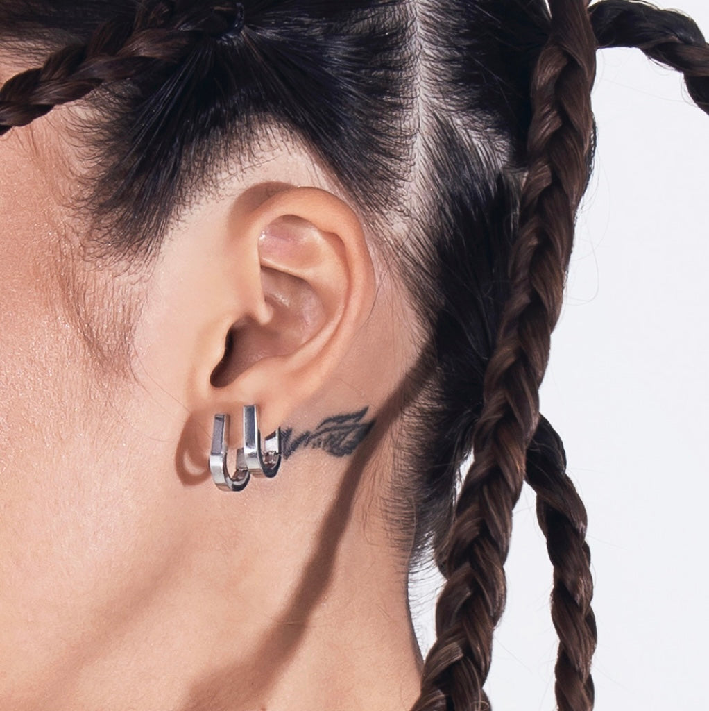 Ember Huggie Hoops