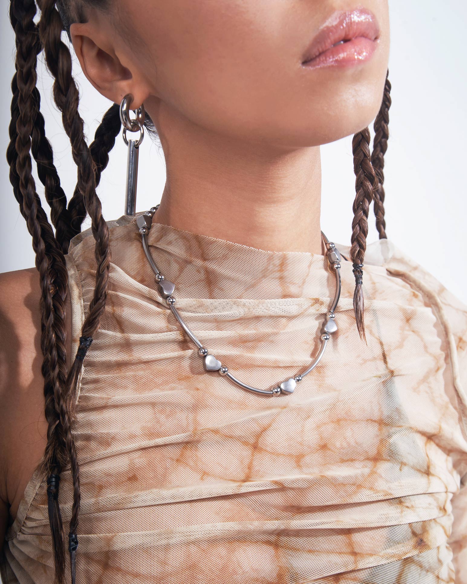 Heart Tube Necklace
