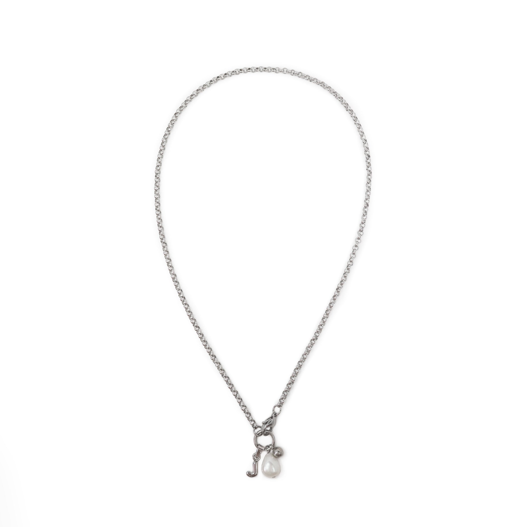 Initial Pearl Necklace