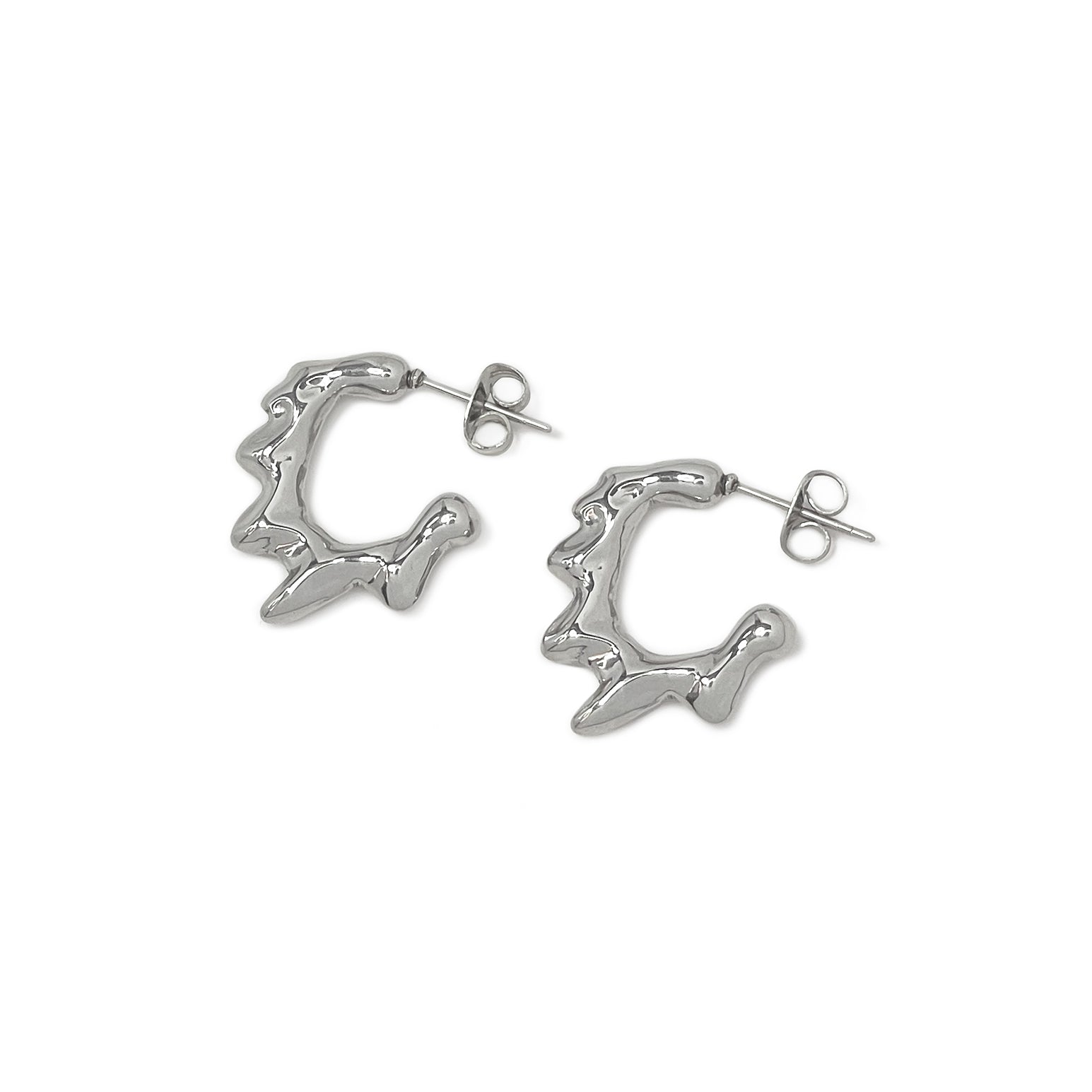 Lava Hoop Earrings