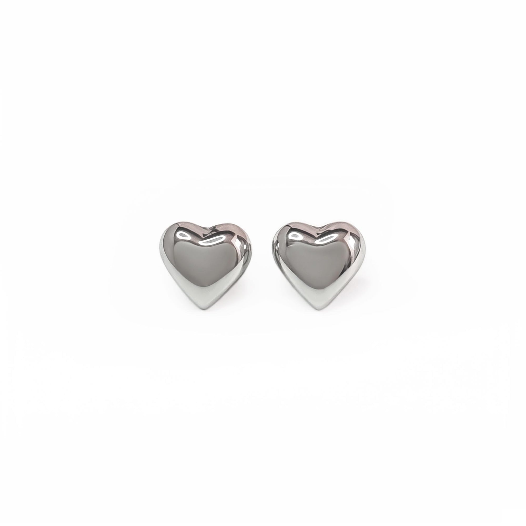 Puffy Heart Studs