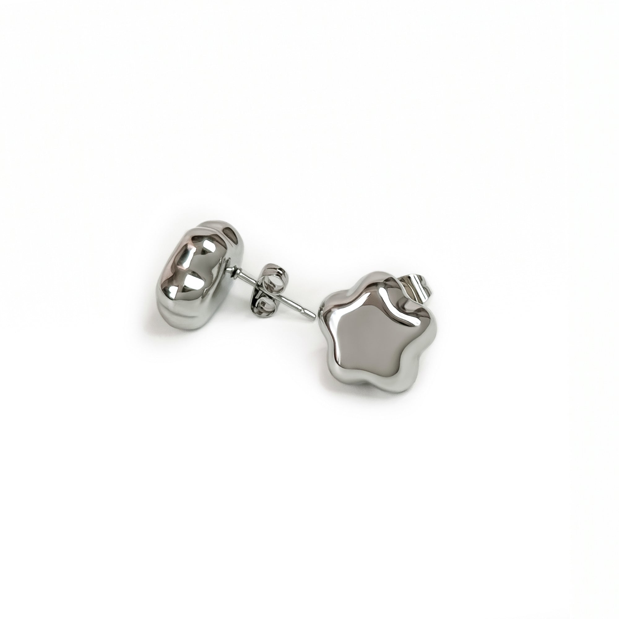 Puffy Star Studs