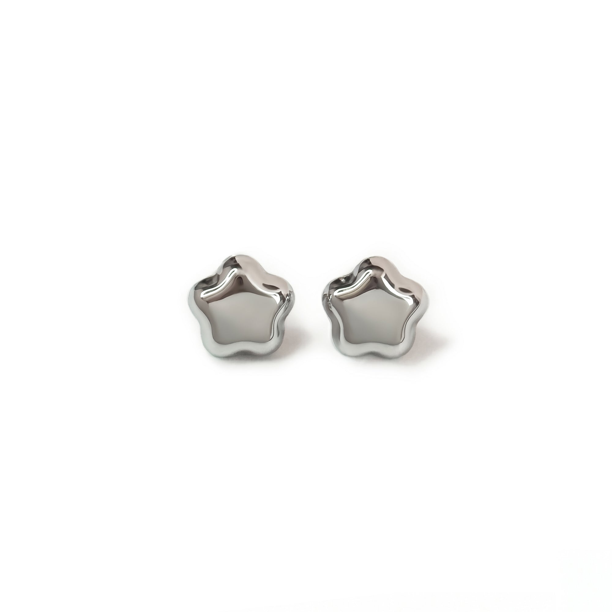 Puffy Star Studs