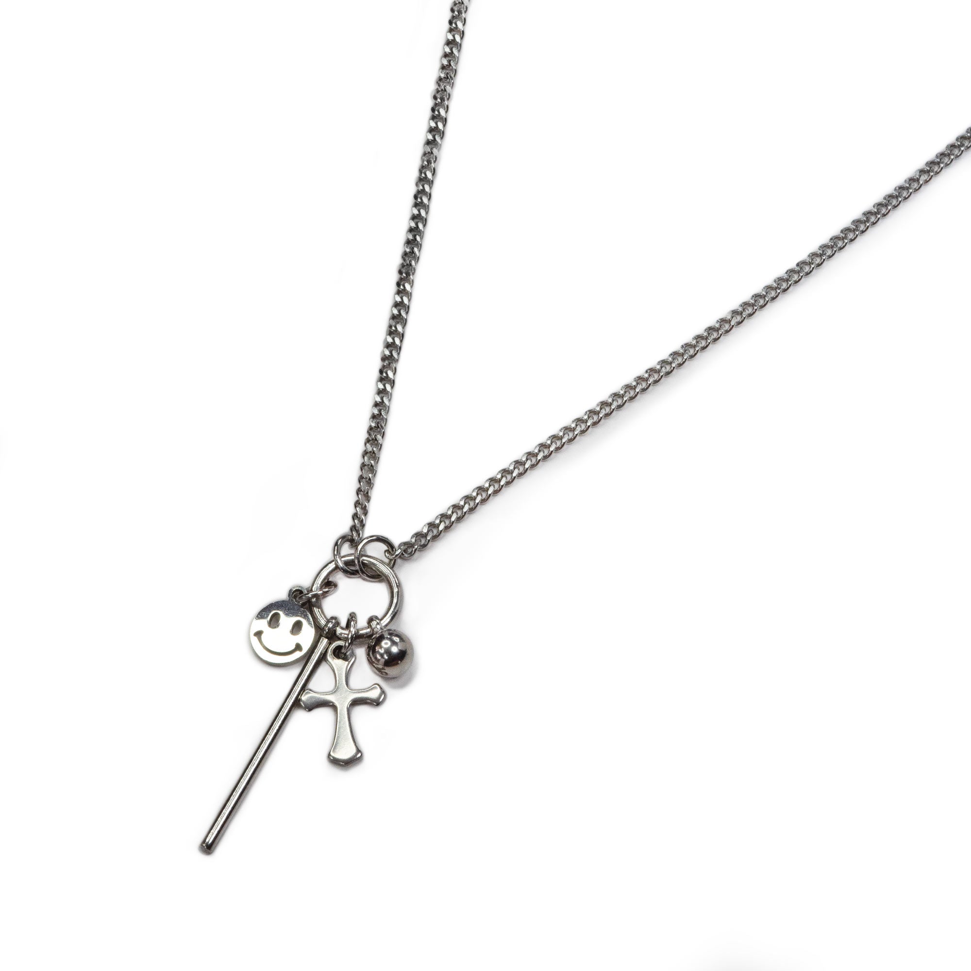 Saint + Smiley Necklace