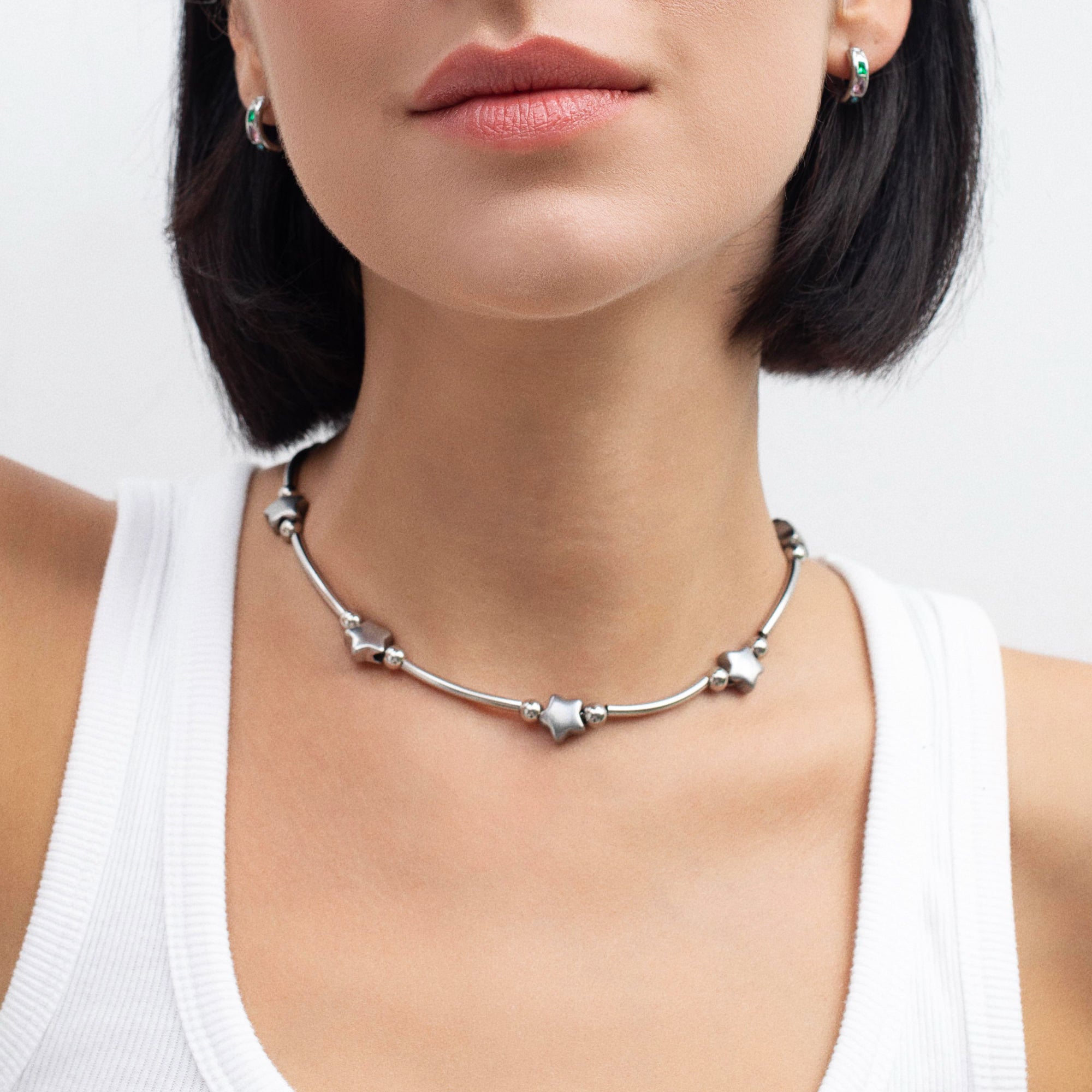 Star Tube Necklace